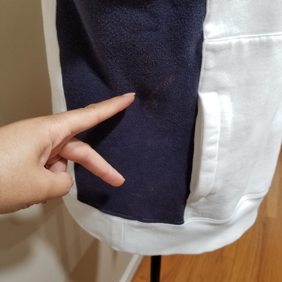 COPY - Majestic YANKEES Sweater Hoodie Color White With Navy Blue SIZE M... - Picture 15 of 17